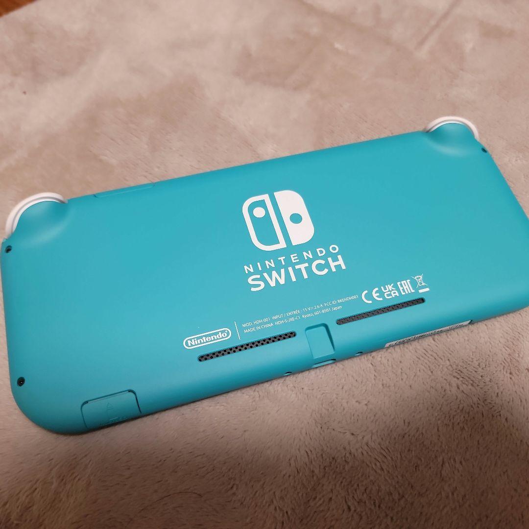 Nintendo Switch Lite ターコイズ 本体 充電器欠 ケース付き