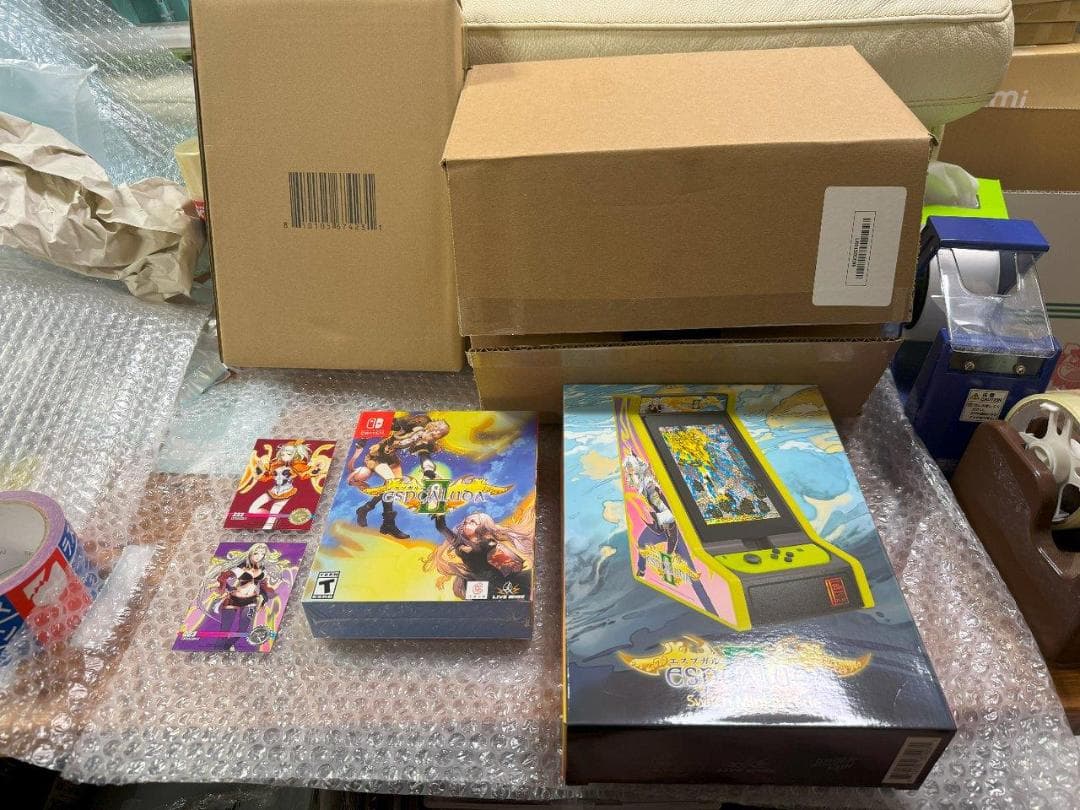 SW エスプガルーダ II 北米限定版+アーケードレプリカ+カード2枚 未開封