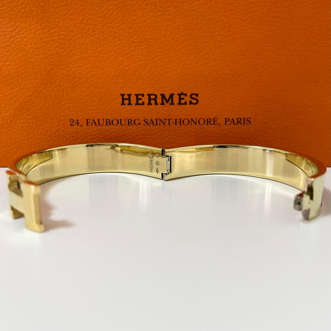 お*か様 【最終値下】エルメス クリックH クリッククラック バングル ブラック