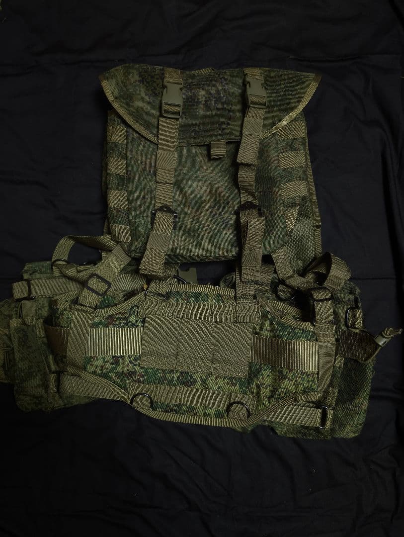 ロシア軍フル装備　デジタルフローラ 迷彩服上下＋SMERSH＋6B51レプリカ