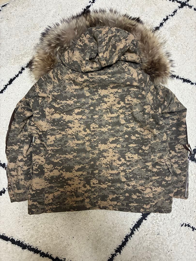 マックスフリッツ　プロテクター付き デジカモライディングコート