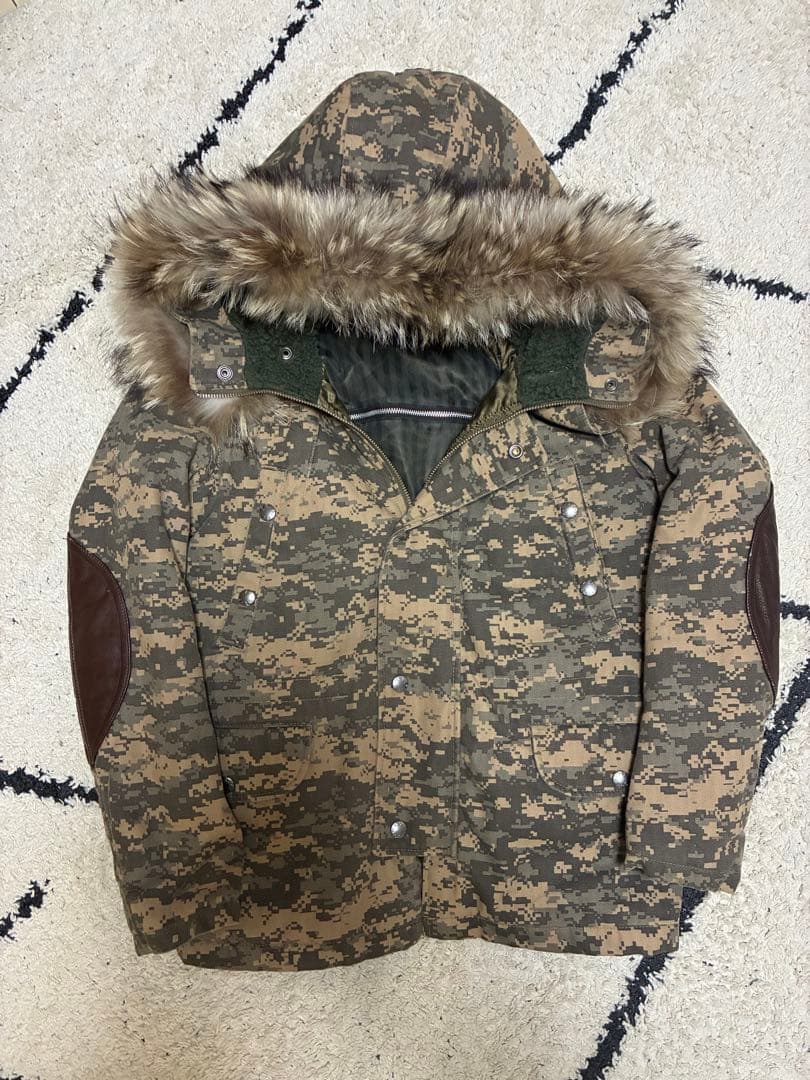 マックスフリッツ　プロテクター付き デジカモライディングコート