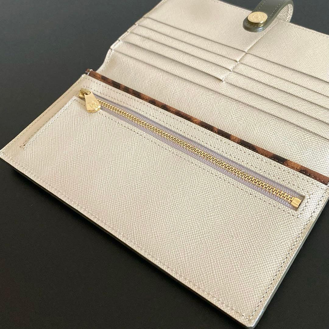 【美品・ギャランティカード付 】ADMJ 長財布 バニティ クリスタル付　日本製