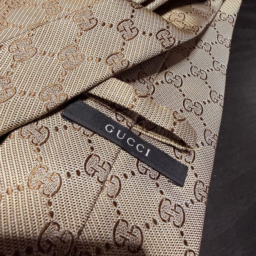新品✨箱袋付❗️GUCCI グッチ ネクタイ メンズ シルク イタリア製
