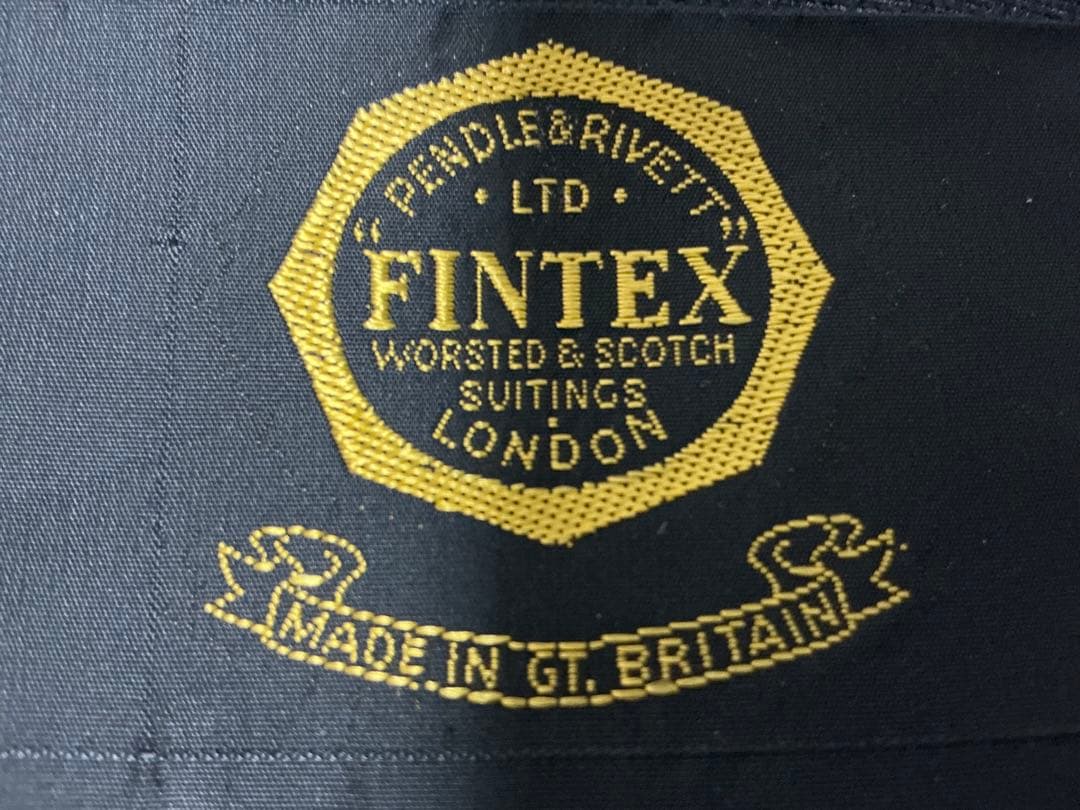 「FINTEX」スコッチウール スーツ生地　イギリスmade