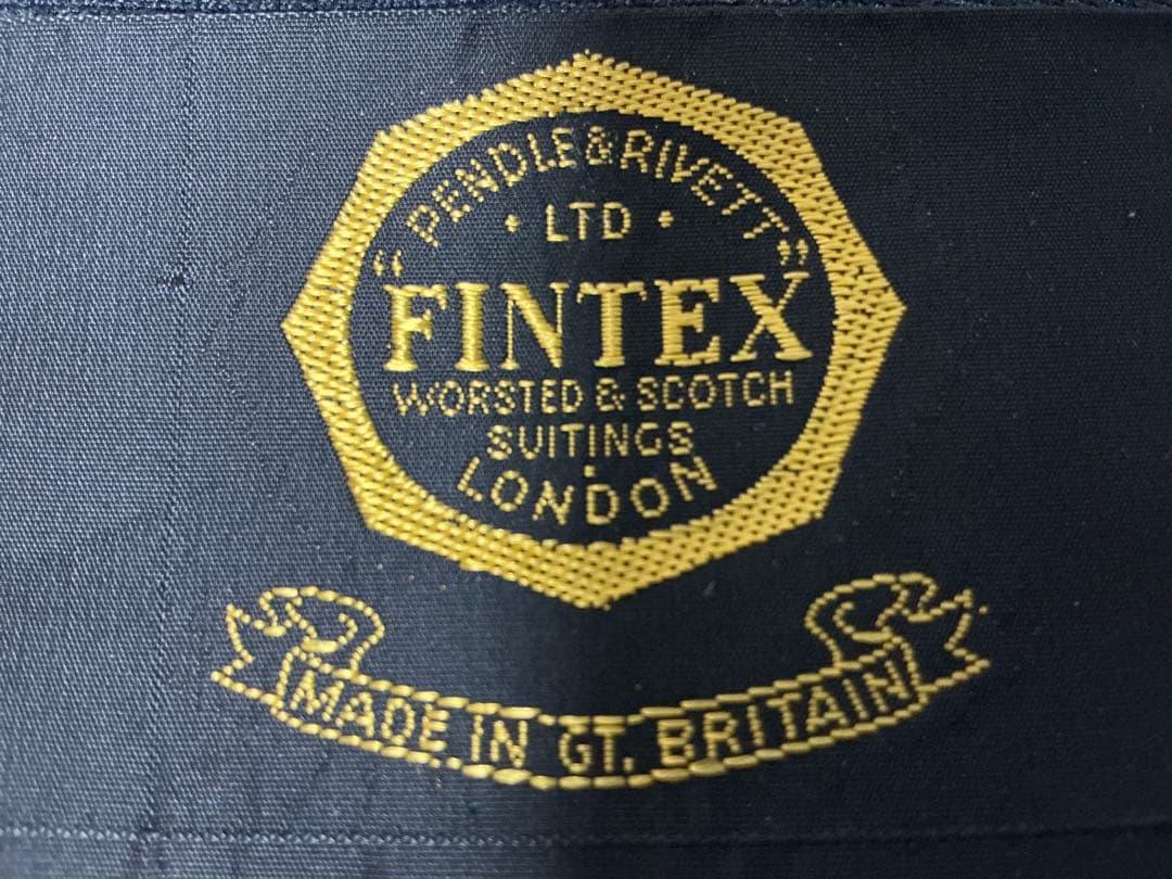 「FINTEX」スコッチウール スーツ生地　イギリスmade