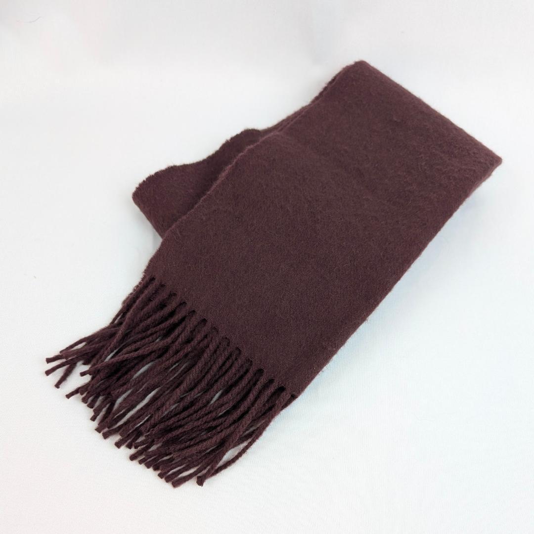 ★美品★ ジョンストンズオブエルガン カシミヤストール マフラー 茶系