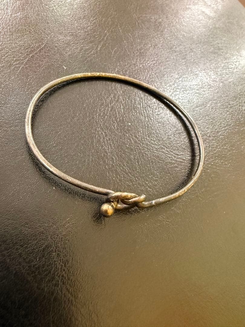 ティファニー Tiffany&Co. フック＆アイ バングルSV925 K18