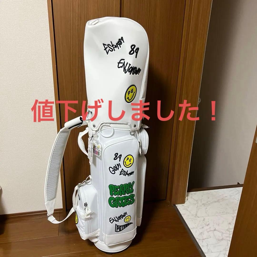 PEARLY GATES キャディバッグ ホワイト FRサイズ