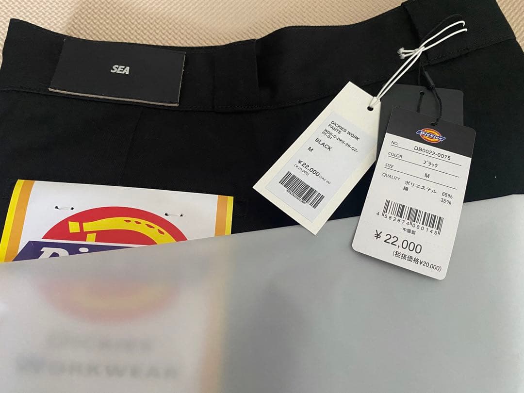 WIND AND SEA×DICKIES WORK PANTS 黒 M