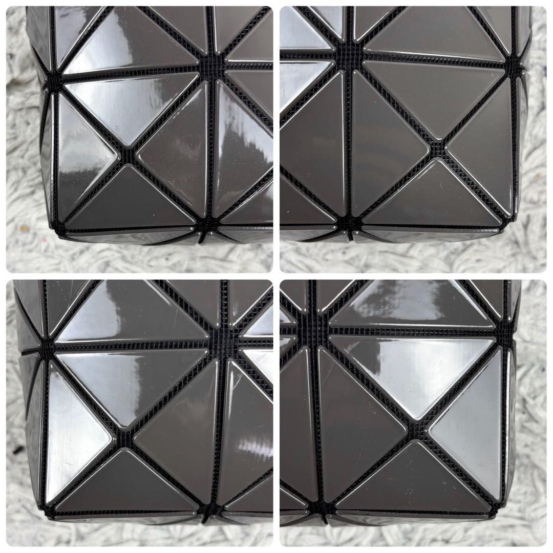 美品 バオバオイッセイミヤケ ショルダーバッグ ファスナー 斜め掛け ホワイト