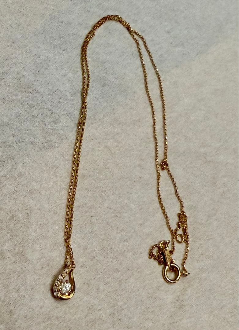 K18 ネックレス　ダイヤモンド