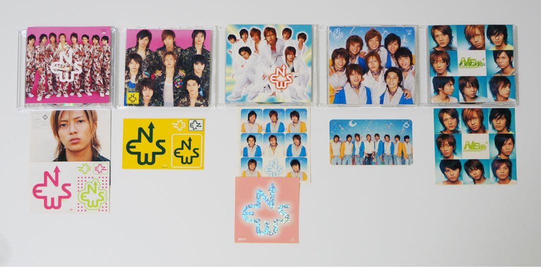 NEWS初期シングルアルバム初回盤通常盤全36枚(新品6枚)セット9人→6人時代