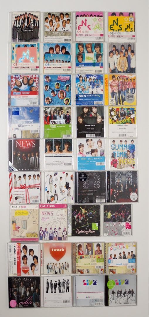 NEWS初期シングルアルバム初回盤通常盤全36枚(新品6枚)セット9人→6人時代