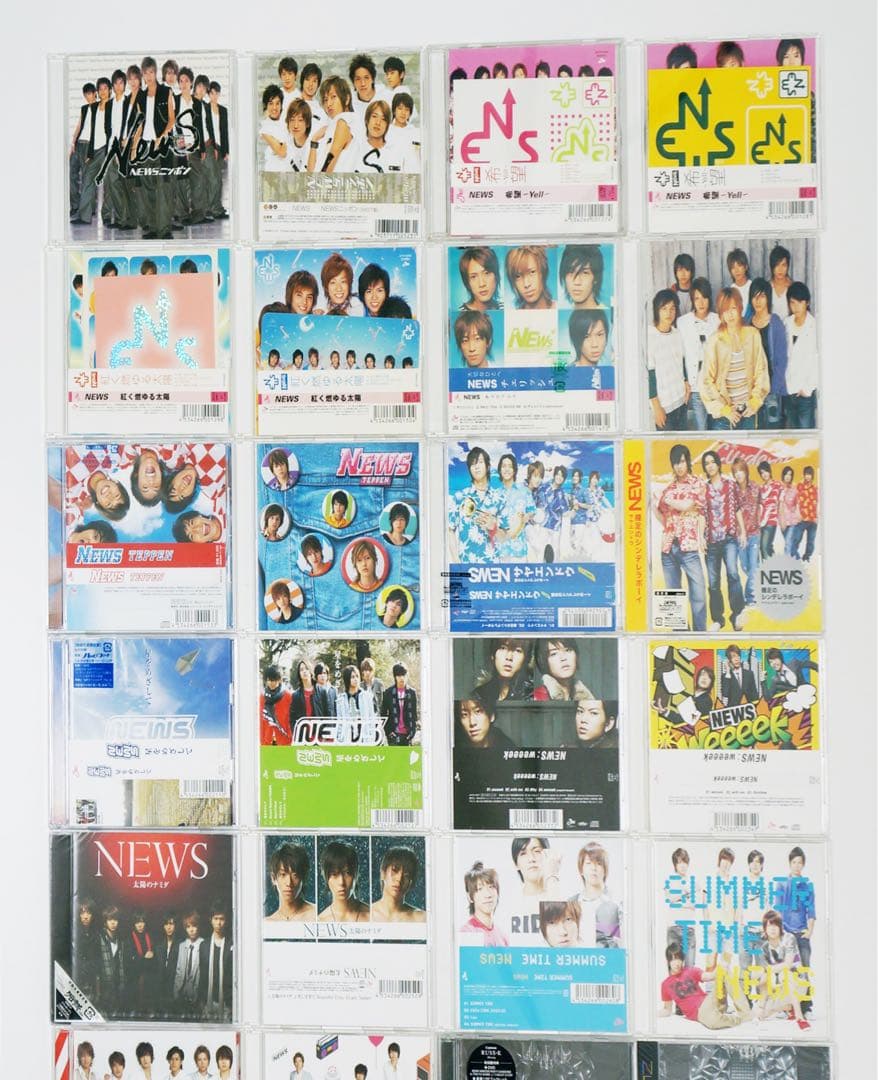 NEWS初期シングルアルバム初回盤通常盤全36枚(新品6枚)セット9人→6人時代