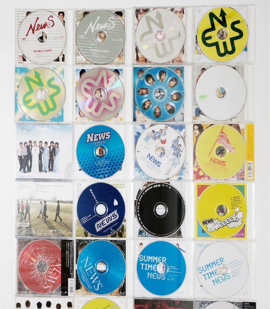 NEWS初期シングルアルバム初回盤通常盤全36枚(新品6枚)セット9人→6人時代