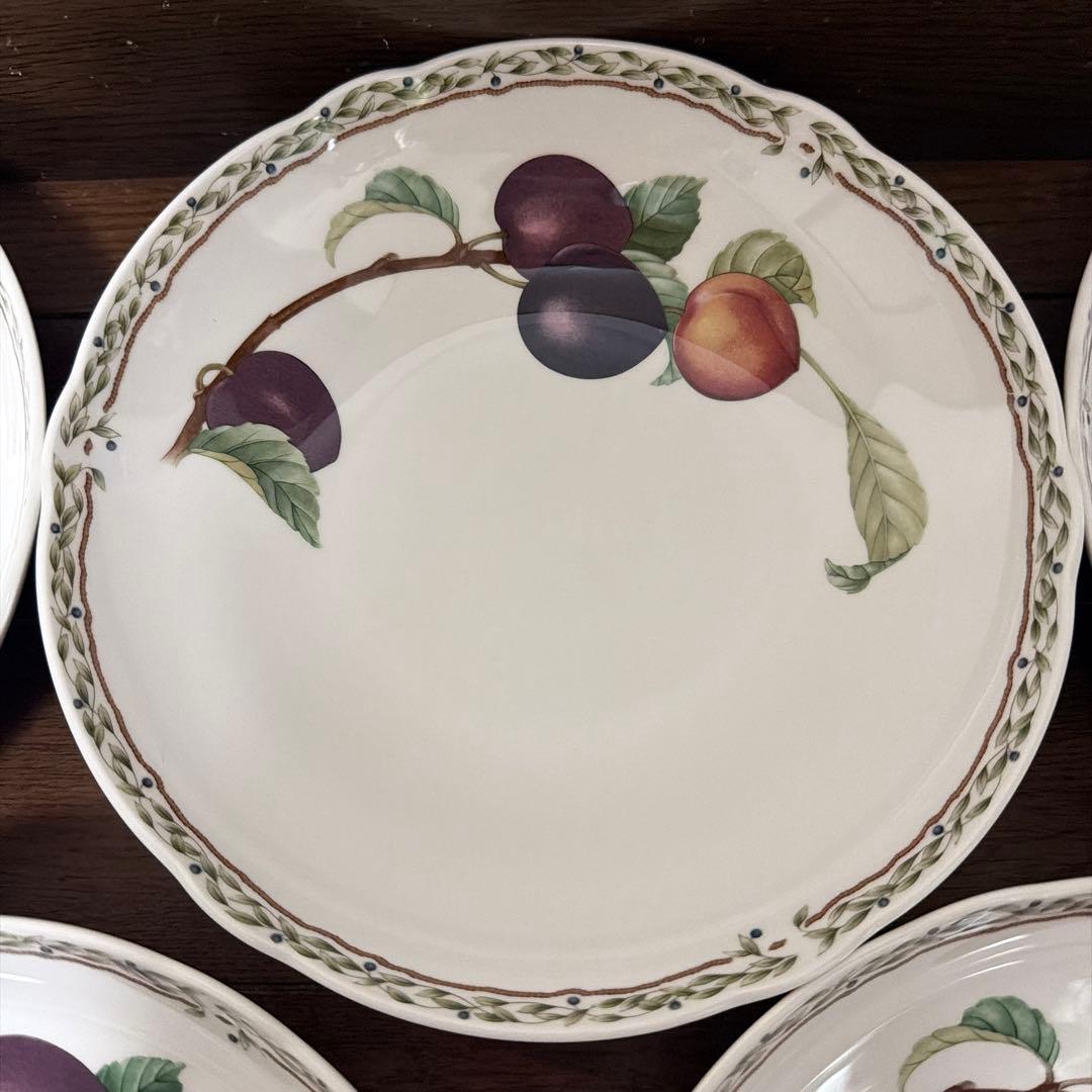 ノリタケ　ロイヤルオーチャード　１９㎝スープ皿５枚