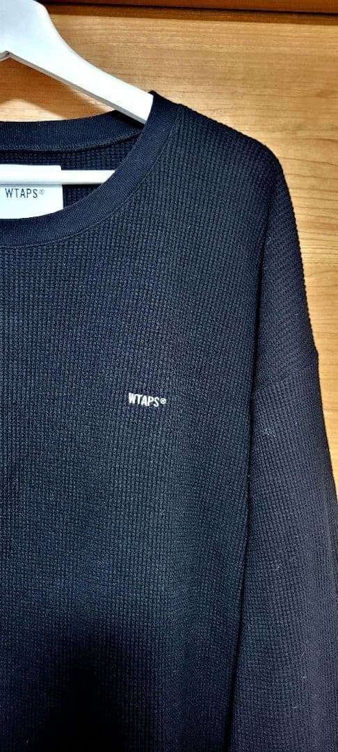 トップス 20SS WTAPS WAFFLE LS TEE. COTTON BLACK
