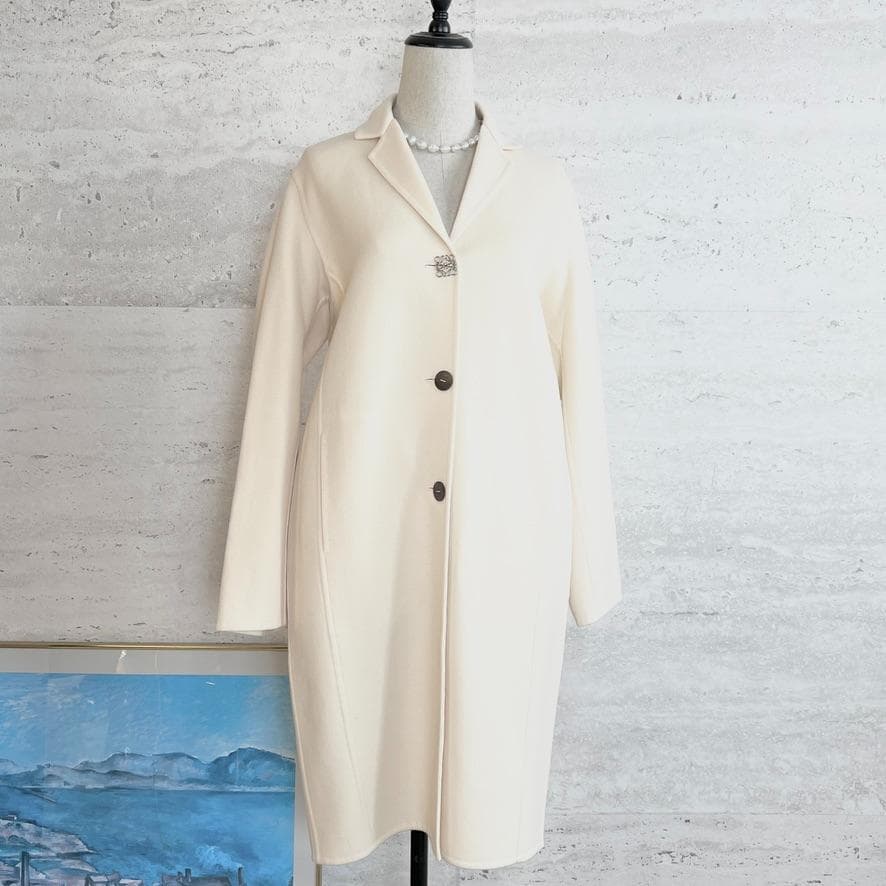 未使用★LOEWE★カシミヤウール★ダブルフェイス★コート