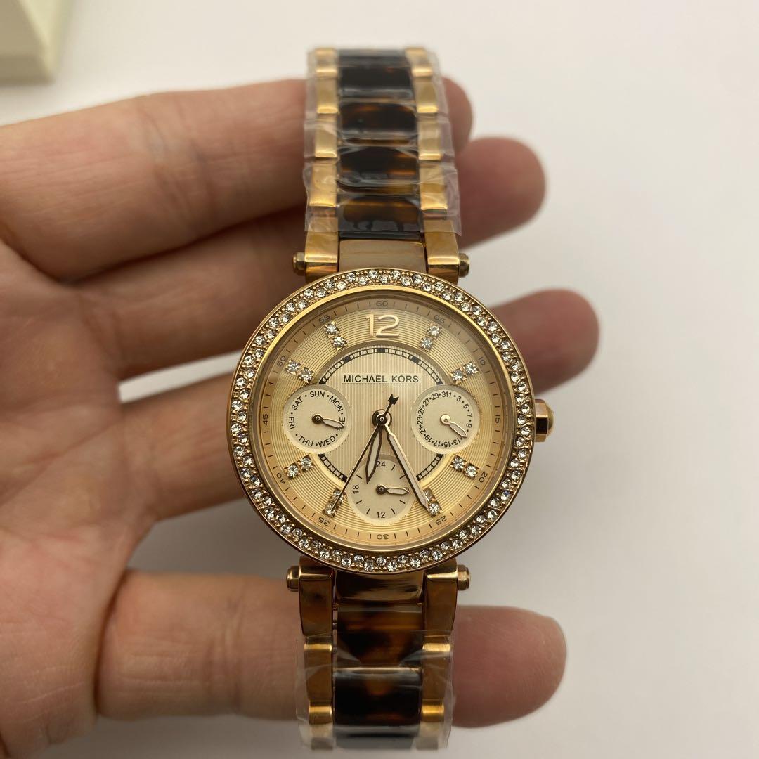 ★新品未使用品★MICHAEL KORS 腕時計 ゴールド 稼働品 MK5841