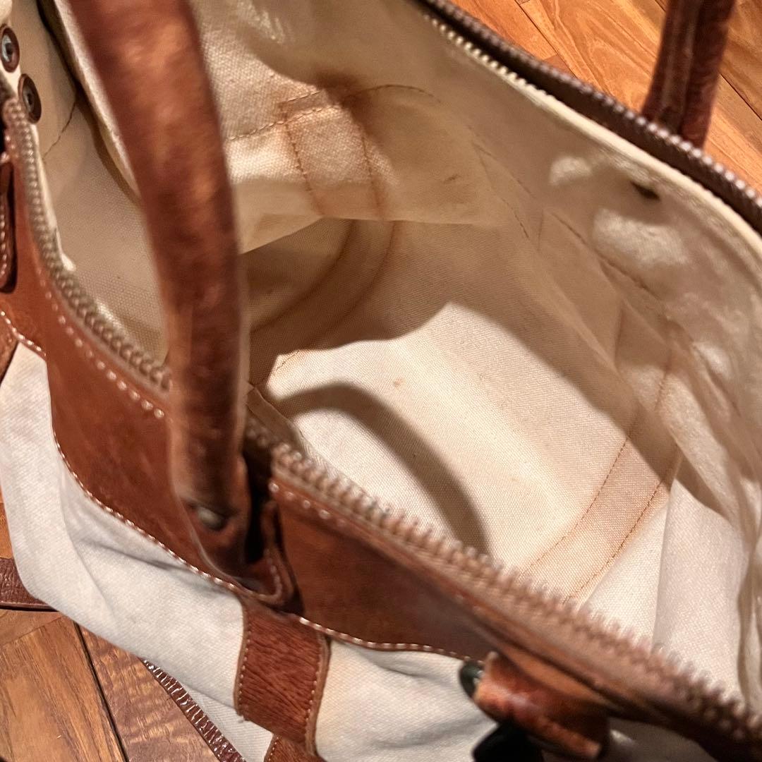 s*c様 RRL キャンバス×レザー 2WAY BAG ヘルメットバッグ