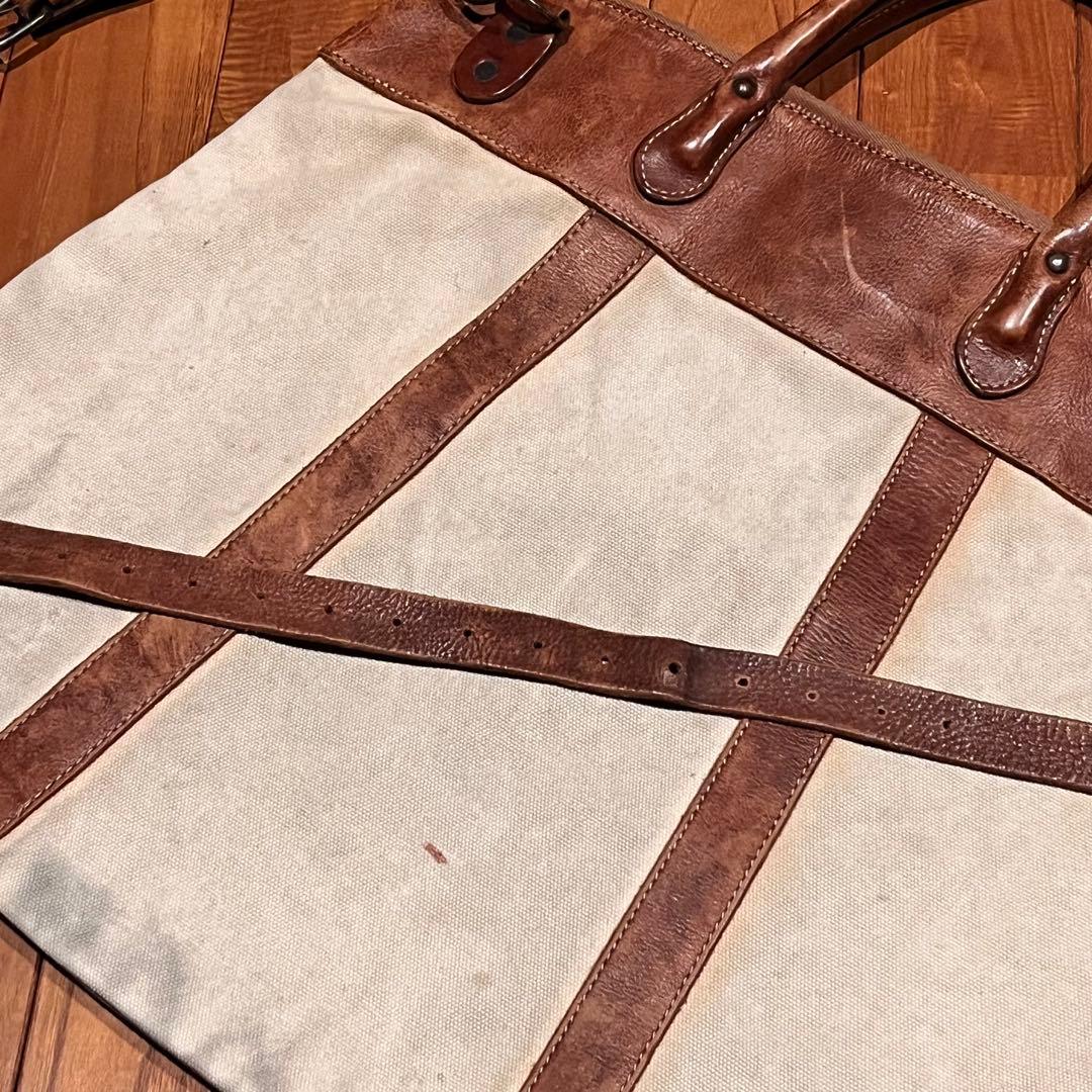 s*c様 RRL キャンバス×レザー 2WAY BAG ヘルメットバッグ