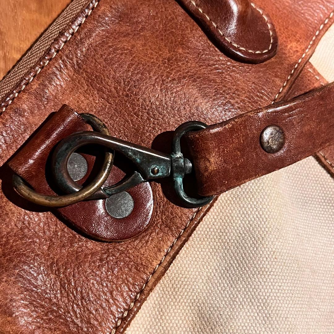 s*c様 RRL キャンバス×レザー 2WAY BAG ヘルメットバッグ