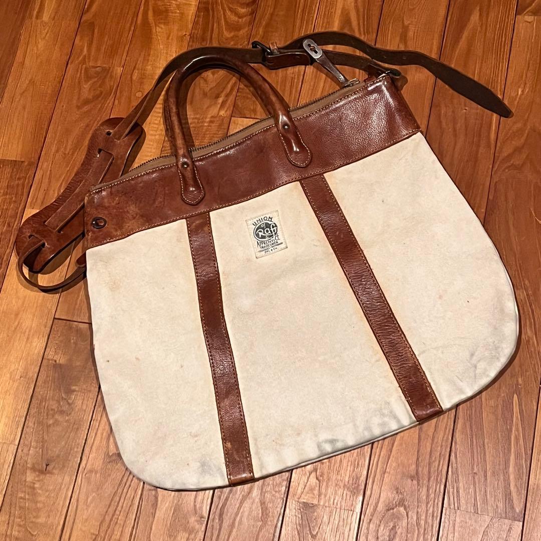 s*c様 RRL キャンバス×レザー 2WAY BAG ヘルメットバッグ
