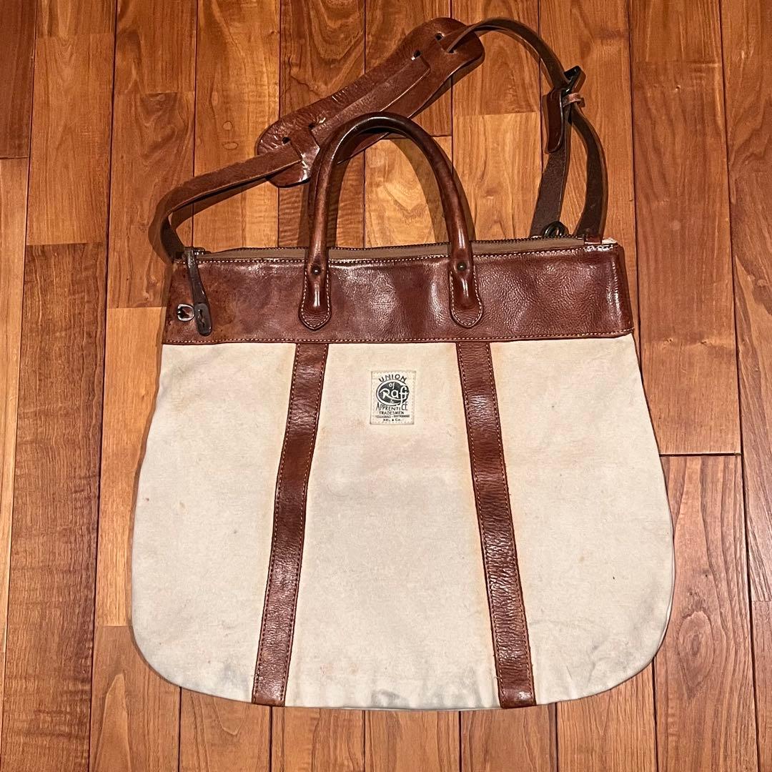 s*c様 RRL キャンバス×レザー 2WAY BAG ヘルメットバッグ