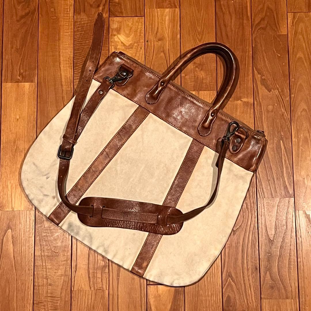 s*c様 RRL キャンバス×レザー 2WAY BAG ヘルメットバッグ