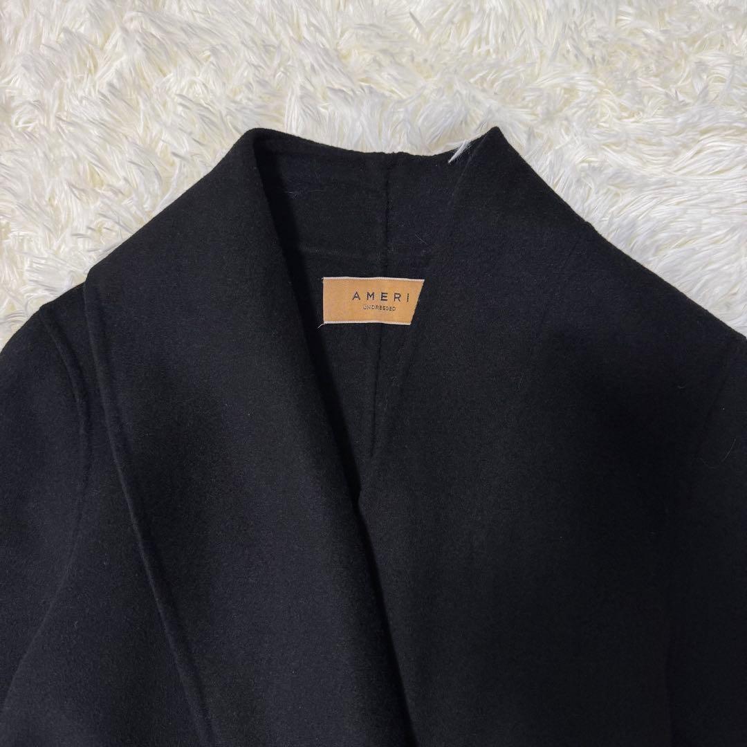 【美品】AMERI UNDRESSED FRILL COLLAR COAT