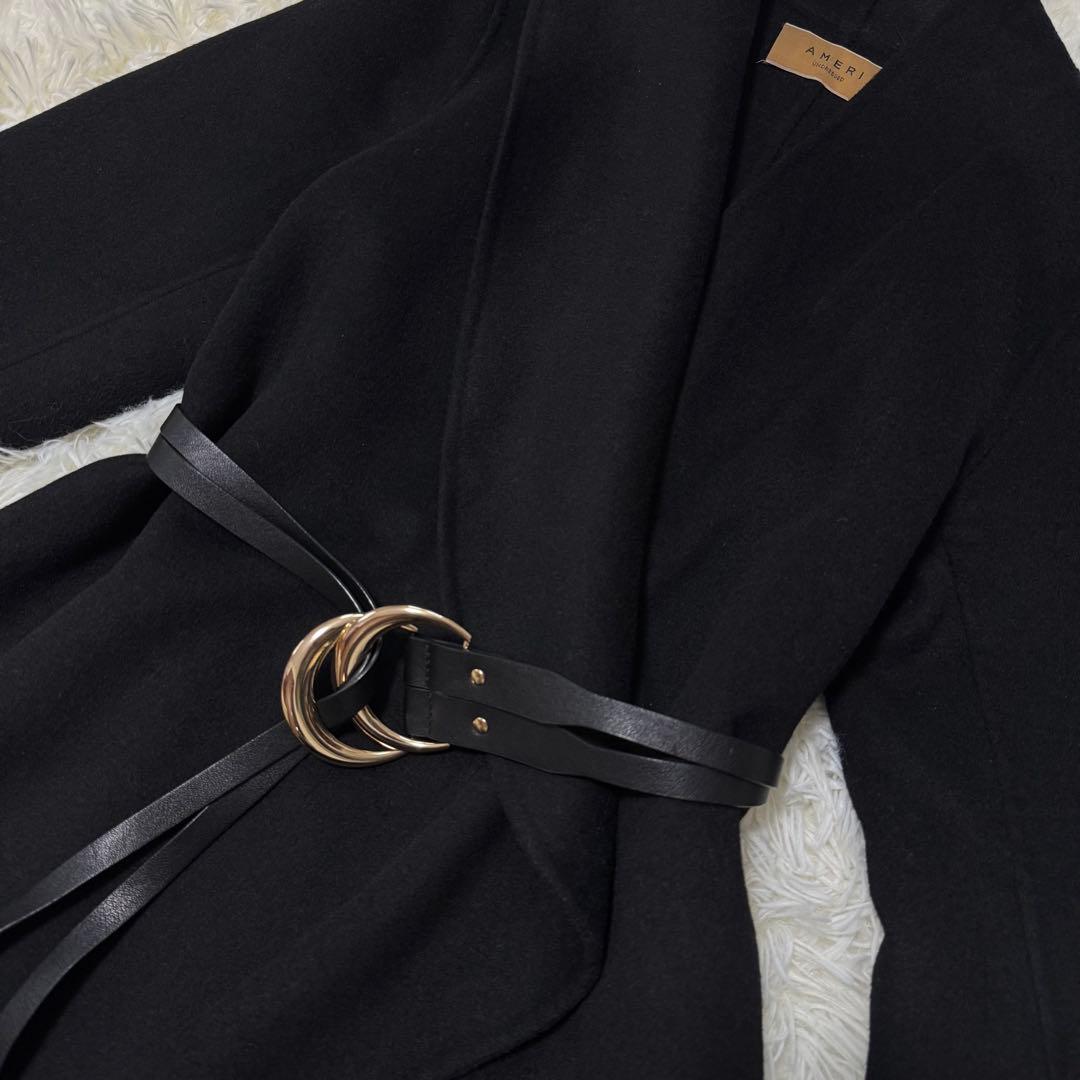 【美品】AMERI UNDRESSED FRILL COLLAR COAT