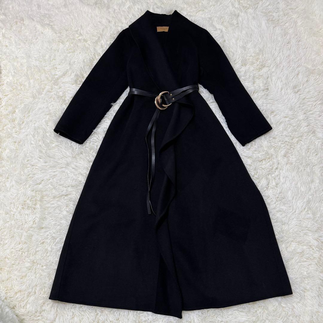 【美品】AMERI UNDRESSED FRILL COLLAR COAT