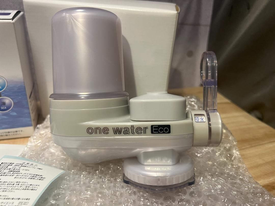 素粒水 ワンウォーターECO キッチン用浄水器 / 本体＋カートリッジ×3個