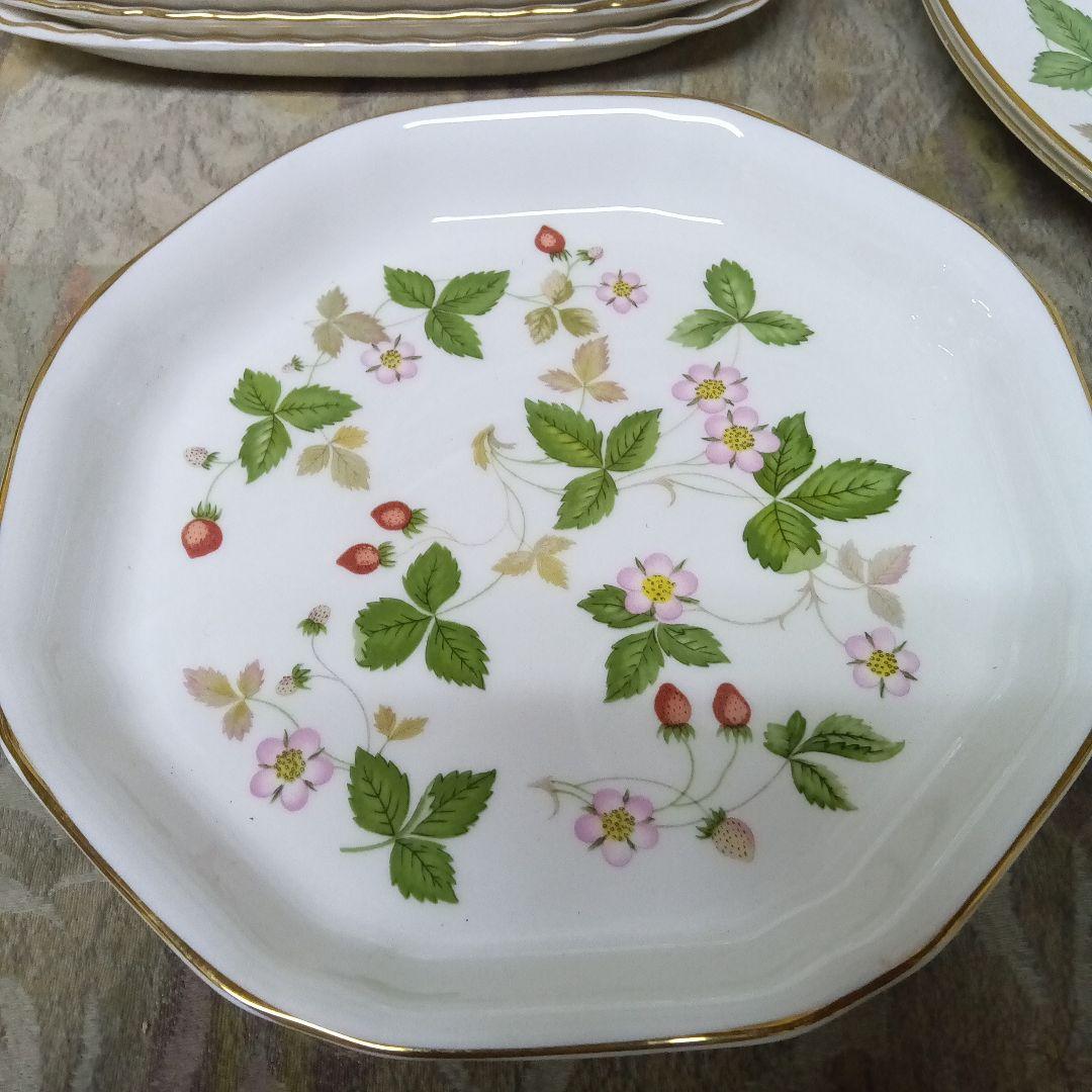 ウエッジウッドワイルドストロベリー　 8枚プレートまとめ売り