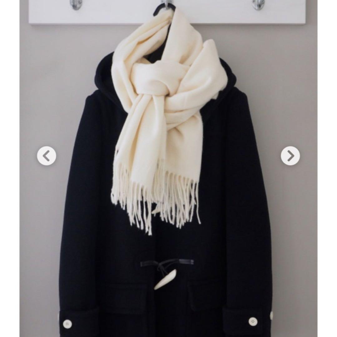 ジョンストンズ　カシミア大判ストール　ホワイト