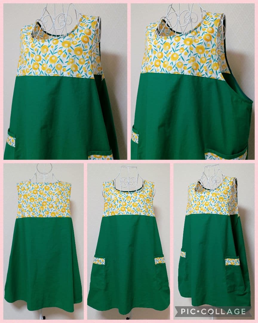 【きみしぐれ様ご予約品】生地限定でエプロンなど作成９