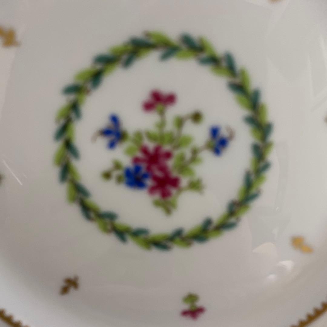 アビランド リモージュ ヴューパリヴェールグリーン プレート 19cm