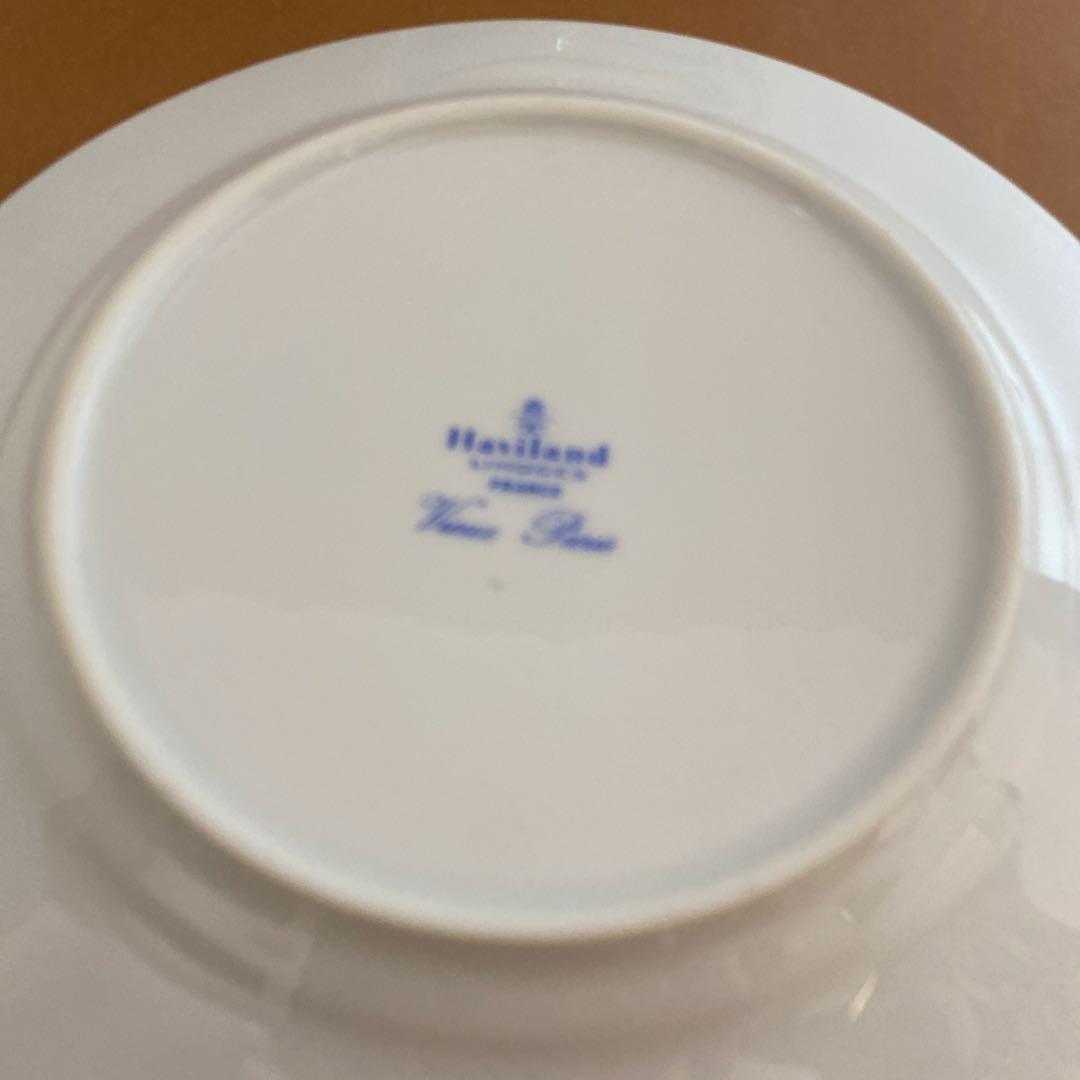 アビランド リモージュ ヴューパリヴェールグリーン プレート 19cm