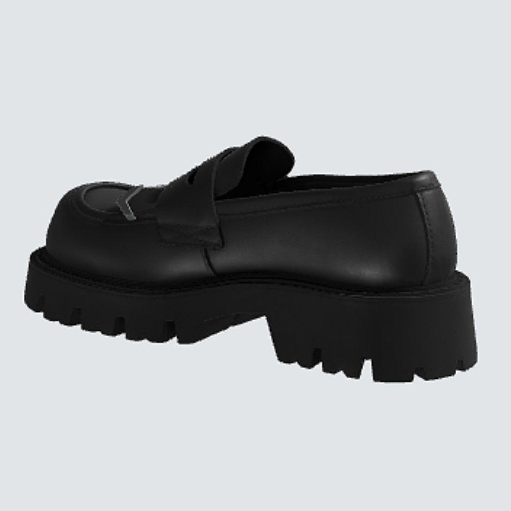 ZARA ザラ ボリュームフリンジローファー チャンキーソール 厚底 27cm