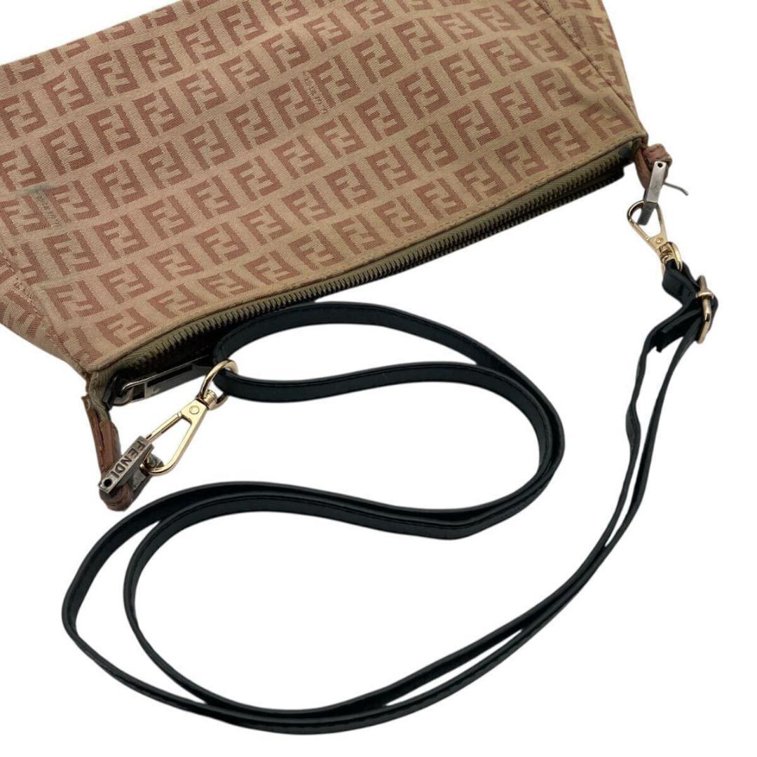 ヴィンテージ フェンディ ズッキーノ キャンバス 2way ショルダーバッグ