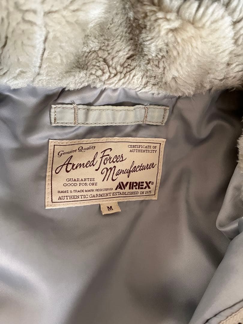 【入手困難】AVIREX N-2B フライトジャケット M シルバー