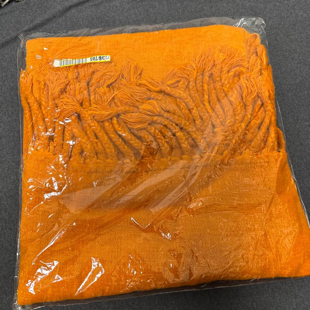 ヤクウールストール CTHY オレンジ