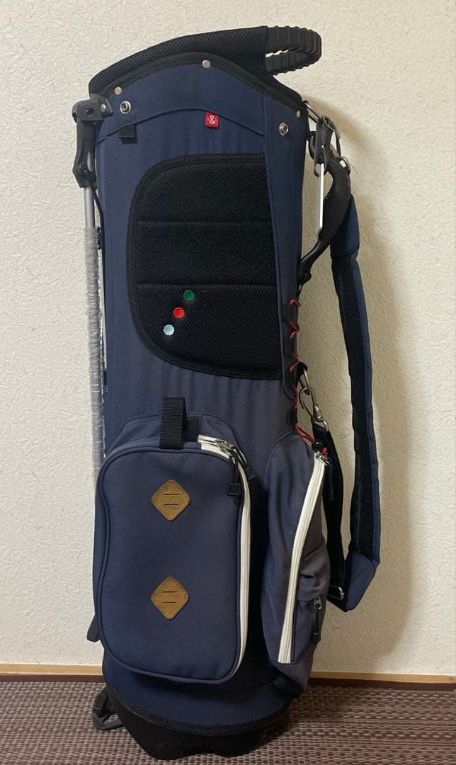Rough & Swell キャディバッグ ネイビー　ゴルフ　ラフアンドスウェル