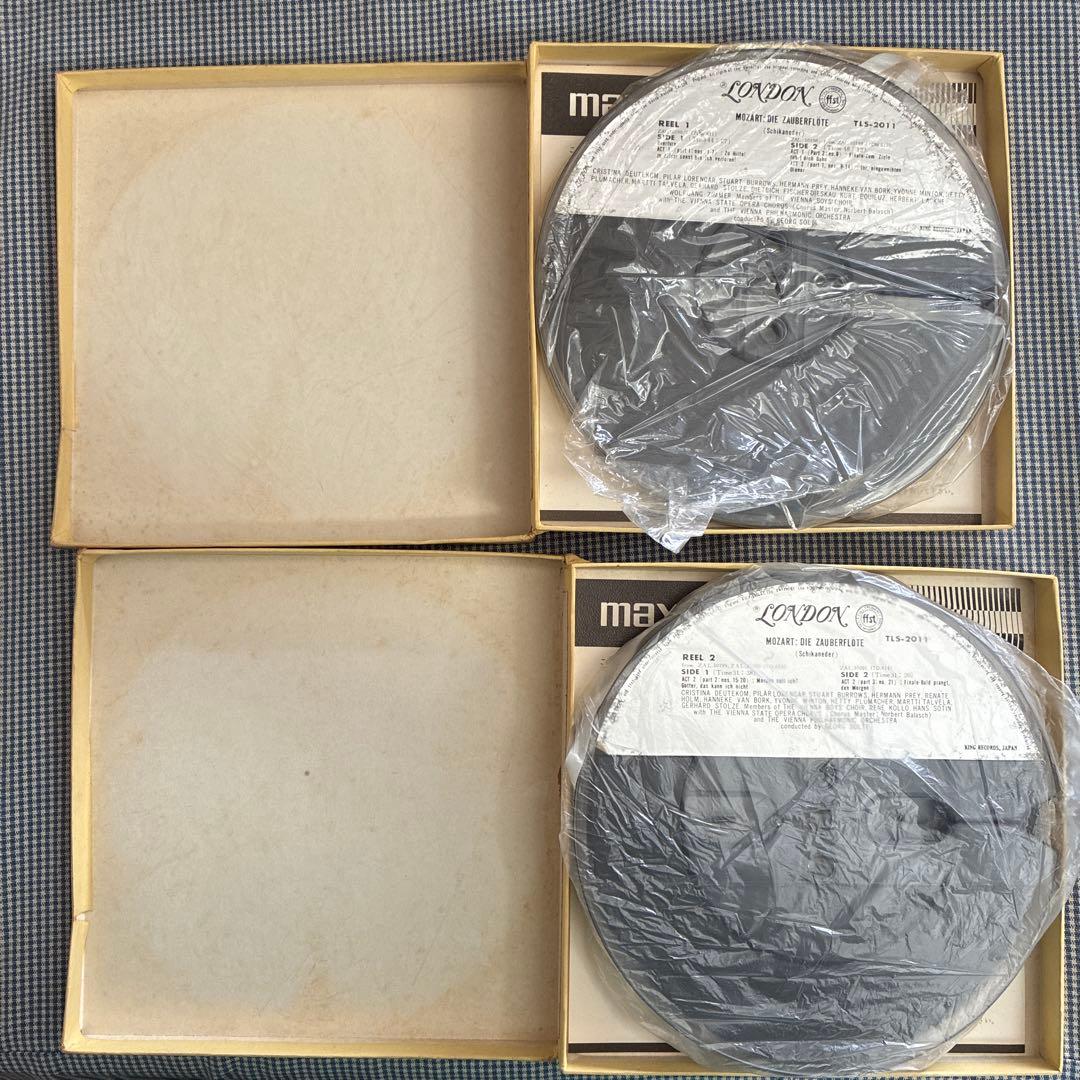 【4トラックテープ】モーツァルト作曲「魔笛」ソルティ指揮、VPO