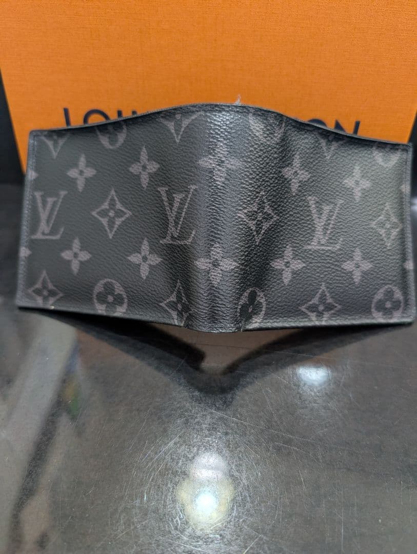 極美品ルイヴィトン モノグラム エクリプス ポルトフォイユ マルコ
