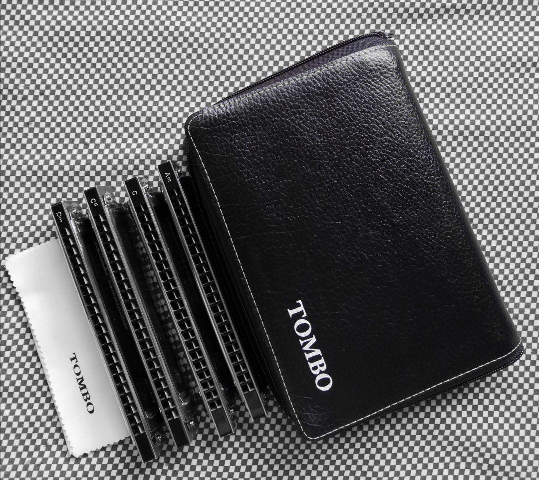 ☆特価【特製TOMBO BANDO DELUXENo1521複音ハーモニカ4台☆
