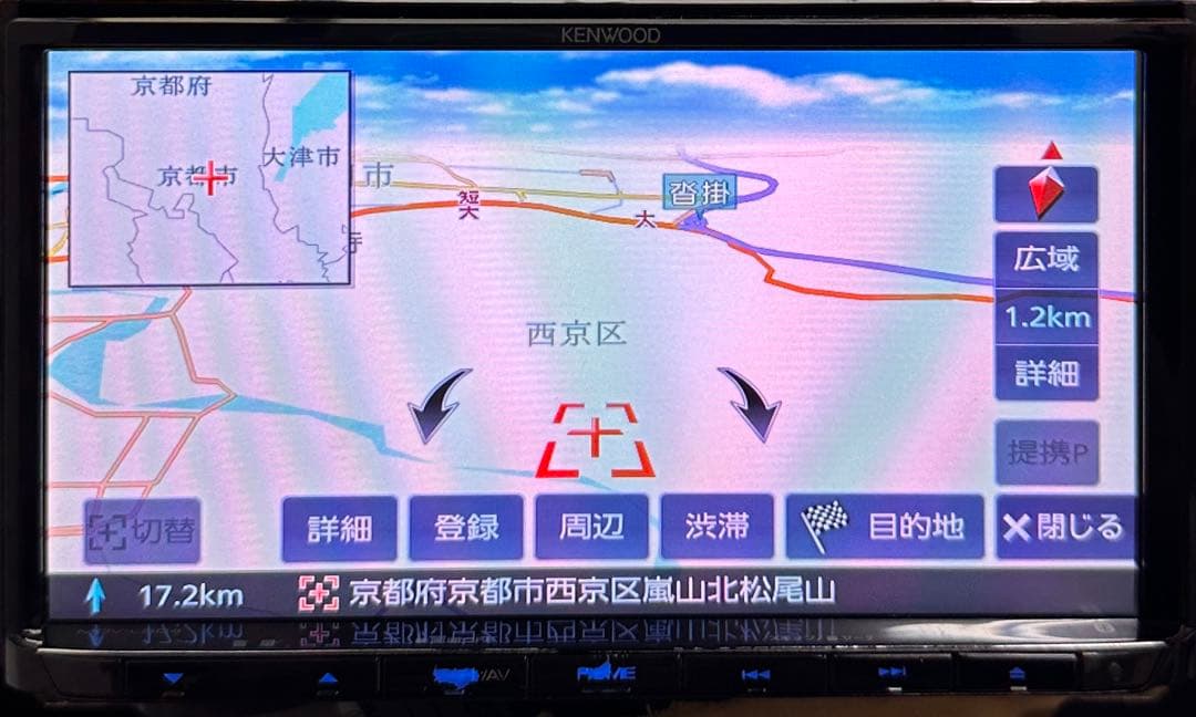 ケンウッド◇MDV-L504◇フルセグ地図データ2018