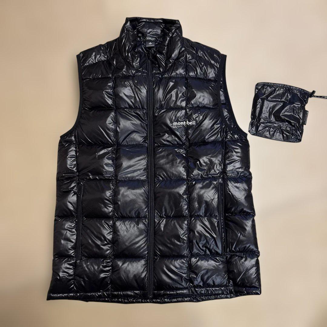 モンベスペリオダウンベスト　ブラック