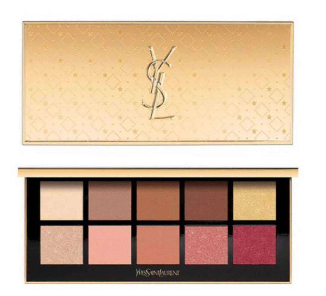 YSL イヴ・サンローラン　クチュールカラークラッチ５　デザートヌード